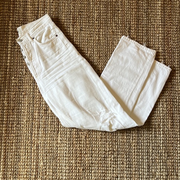 Agolde ‘90s jeans in white out - Picture 7 of 7